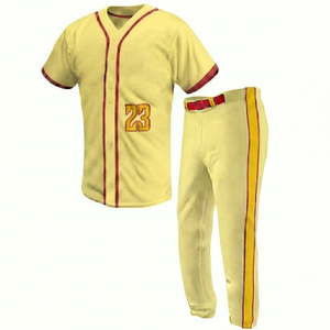 Uniforme de Béisbol Deportivo, Tejido Transpirable, Ligero, Cómodo, de Buena Calidad, Ideal para Partidos - Product Image 6