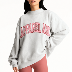Sudadera Personalizada OEM para Mujer, Diseño de Moda, con Letras de Chenilla, Cuello Redondo, Multicolor, Ropa de Invierno - Product Image 1