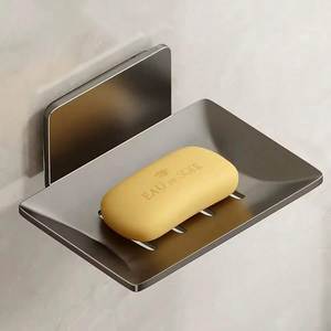 Jabonera de Acero Inoxidable para Montar en la Pared, Bandeja para Jabón de Baño para Baños Residenciales y de Hotel Elegantes - Product Image 2