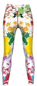 Leggings Deportivos de Cintura Alta para Mujer, Personalizados al por Mayor, de Poliéster Sólido, Sublimados, para Yoga y Fitness, de Secado Rápido, Transpirables, Sin Costuras, 180g - Product Image 4