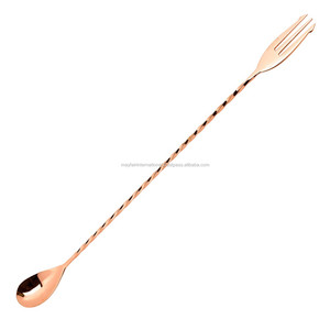 Cuillère de bar en acier inoxydable de bonne qualité avec trident - Product Image 6