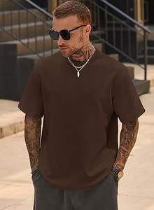 Camisetas Casuales de Manga Corta para Hombre, Cuello Redondo, Corte Ajustado, Algodón Elástico de Alta Calidad, Ecológicas y Transpirables, 180g - Product Image 3