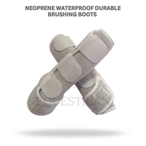 Botas de Tendón Ecuestres para Exteriores Marca JUNDA Premium, Accesorios de Equitación, Protector de Piernas de Tela, Modelo S-M-L JDMJ07 - Product Image 2