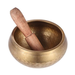 Bol chantant en métal fait main de qualité supérieure avec marteau, bol chantant en laiton pour la méditation, la guérison, la relaxation et la pratique du yoga - Product Image 1