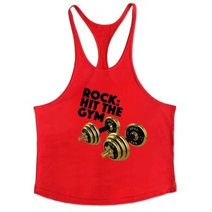 Vente en gros : Débardeur en coton pour homme, sans manches, respirant, pour la gym et le fitness, idéal pour l'été, style décontracté, uni, en vrac - Product Image 2