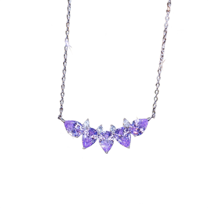 Collier pendentif en moissanite argentée le plus vendu pour femmes, idéal pour les mariages, les festivals et les cadeaux romantiques - Product Image 2