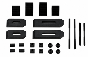 Kit de serrage de 24 pièces : blocs, colliers de serrage, goujons de 6 mm, écrous en T de 8 mm, pour fraisage, fabriqué à Delhi - Product Image 2