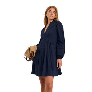 Vestido Mini con Estampado Floral para Mujer, Atuendo Casual para Vacaciones - Product Image 2