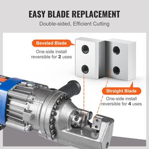 Lame per Tagliabarre Elettriche, 6 Pezzi, Diametro di Taglio 16mm (5/8 Pollici), HRC58-60, Lame Idrauliche Industriali per Barre d'Armatura - Product Image 5