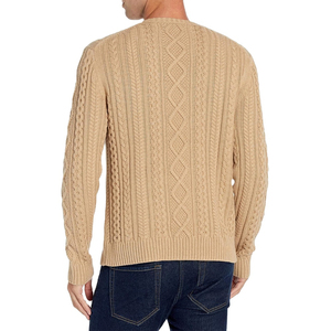 <b>Men</b> Oversized Knit Sweater Relaxed Fit Soft Warm <b>Long</b> Sleeve Casual Street Style Daily Wear Custom Manufacturing OEM ODM - Product Image 2
