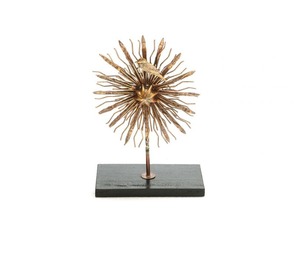 Durable Gold Metal Sculpture Figurine <b>Decorative</b> Showpiece Home Living Room Office <b>Table</b> <b>Decor</b> Interior Accent - Product Image 1