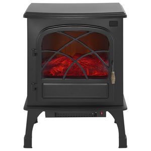 Caminetto Elettrico Autoportante da 25,5 Pollici, 1500W 5120BTU, Portatile in Vetro, Protezione da Surriscaldamento, Regolabile - Product Image 1