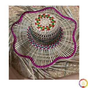 Chapeau de paille tissé à la main en raphia naturel à large bord Protection solaire été plage chapeau de voyage en plein air fabriqué au Vietnam - Product Image 3