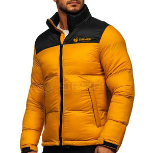 Veste d'hiver classique pour homme, style décontracté, avec col montant, logo sur le devant, écologique et respirante, confort toute la journée, prix de gros - Product Image 6