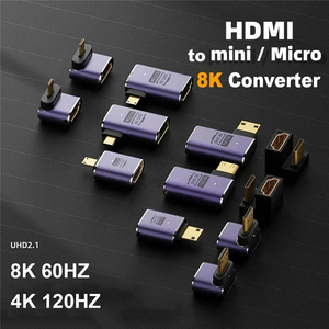 Adaptateur Mini USB 3.1 8K UHD 48 Gbit/s en alliage d'aluminium Plug & Play pour ordinateur portable, moniteur, projecteur – En stock - Product Image 3