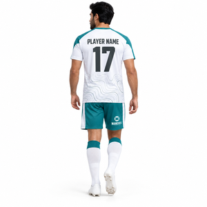 Uniforme de football personnalisé pour hommes, maillot et short, vêtements de sport pour équipes jeunes, kit d'entraînement, tenue de match, vêtements de jeu athlétique - Product Image 3