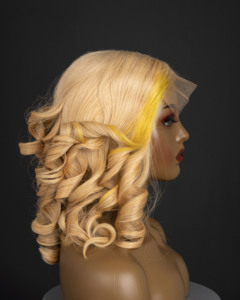 Vente en gros de cheveux humains vierges Remy vietnamiens, tissage bouclé à trame unique, pas besoin de perruque de fermeture à prix compétitif - Product Image 4