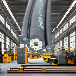 Cable de control redondo flexible para grúa con alivio de tensión dual, cable de acero 300/500V de alta resistencia CMK Giovenzana - Product Image 2