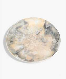 Assiette ronde en résine avec motif de dinosaure personnalisé, compatible lave-vaisselle, avec couvercle classique, plat de service décoratif pour la table, vaisselle alimentaire - Product Image 1