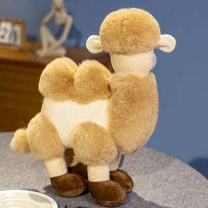 Lindo Peluche de Camello de Dos Espinas, Muñeco de Peluche para Dormir, Regalo de Cumpleaños, 31cm-50cm, 0-24 Meses - Product Image 4