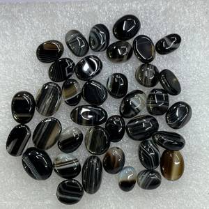 Increíble Lote de Ágata Sulemani Natural en Bruto, Cabujón Ovalado Pulido, Piedra Suelta para Fabricación de Joyas, Anillos y Colgantes al por Mayor - Product Image 4