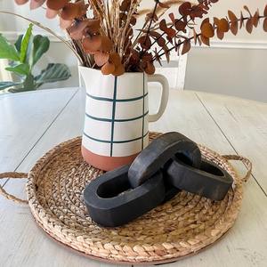 Cadena Decorativa de Madera Ecológica Tallada a Mano con Nudos de Madera para Estantería, Escritorio y Mesa de Centro - Product Image 6