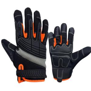 Guantes de Trabajo de Cuero con Protección Contra Impactos TPR, Resistentes a Cortes, de Cuero Granulado, para Invierno, para Hombre - Product Image 1