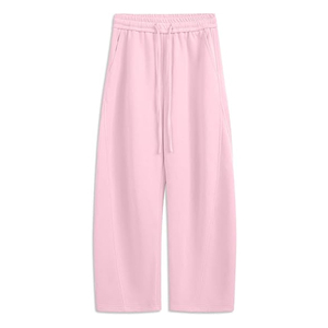 Pantalon de survêtement décontracté pour femme, coupe large, doublure polaire respirante, écologique, 360g, en coton élastique, idéal pour l'entraînement hivernal - Product Image 6