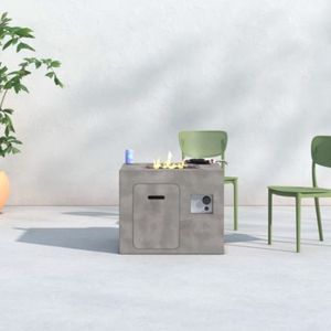 24 "H X 30" W pozzo del fuoco in cemento all'aperto - Product Image 3