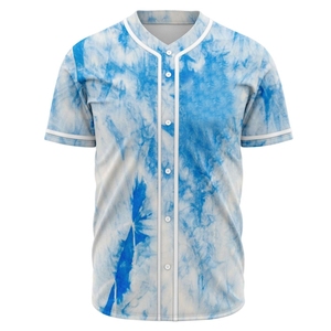 Maillot de baseball respirant sublimé, tissu anti-humidité, uniforme d'équipe personnalisé, résistant à la décoloration, chemise imprimée numériquement - Product Image 1