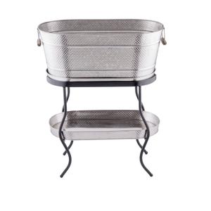 Bac à vin en métal très vendu, écologique, pour jardin, en fer galvanisé, ovale, personnalisable en taille, forme et couleur - Product Image 4