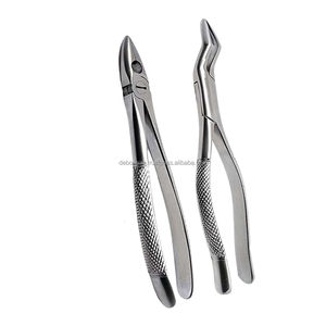 Kit d'extraction dentaire manuel réutilisable avec pinces en acier inoxydable, fraises en carbure, poignée ergonomique, outils de chirurgie buccale Debairii - Product Image 3