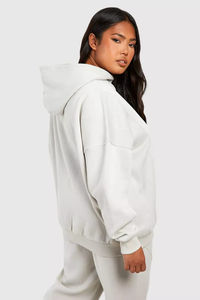 Sudaderas con Capucha Extra Grandes para Mujer, Forradas de Felpa, Suéteres con Capucha, Tops Casuales y Cómodos, Conjuntos de Moda Otoñal con Bordado - Product Image 4
