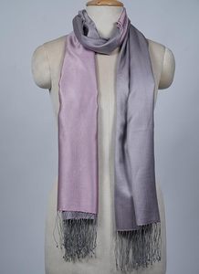 Elegante Chal Reversible de Cachemira y Seda para Mujer, Ligero, Suave y Lujoso, con Diseño de Doble Color para Viajes y Fiestas - Product Image 3
