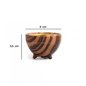 Soporte para quemador de incienso árabe de lujo Mabkhara de madera de resina epoxi hecho a mano para Oud, Bukhoor y decoración de interiores del hogar - Product Image 3