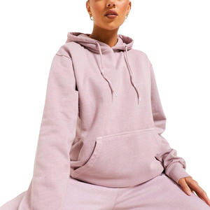 Sweat à capuche surdimensionné pour femme, personnalisable avec logo, en tissu molletonné coton/bambou, écologique, respirant, qualité supérieure - Product Image 3