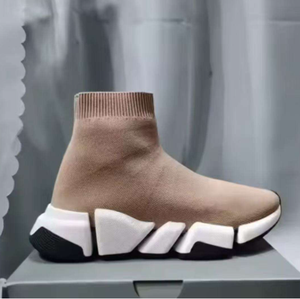 NWK INDUSTRY Luxury Knitted <b>Sock</b>-Style Men's Women's High-Top Lace-Up Sneakers Barefoot <b>Waterproof</b> Breathable Lightweight Casual - Product Image 5