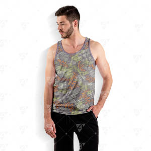 Débardeur sans manches personnalisé à coupe ample, respirant et à séchage rapide pour hommes, idéal pour l'entraînement et la gym - Product Image 6