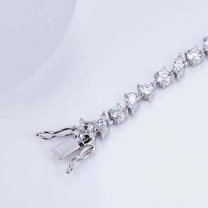 Pulsera de Diamantes Cultivados en Laboratorio para Mujer, Brazalete con Piedras Mixtas, Certificado IGI, Joyería Clásica, Regalo - Product Image 2