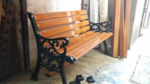 Banc de jardin luxueux en bois et métal pour la maison, l'hôtel, l'extérieur, le parc, durable, pour l'intérieur et l'extérieur. - Product Image 5