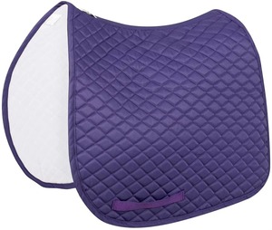 Purple <b>Quilted</b> Custom Logo Horse Saddle Pad Wholesale <b>Quilted</b> Breathable Riding Pad Equestrian Equipment Manufacturer - Product Image 4