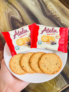 บิสกิตงาดำกรอบอร่อย รสเค็มหวาน อร่อยมีประโยชน์ ราคาถูกสุดๆ สำหรับขายส่ง B2B บรรจุกล่อง/ซอง 342 กรัม คาร์โบไฮเดรตต่ำ รับผลิตแบบ OEM ODM จากโรงงาน - Product Image 1