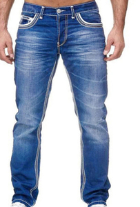 Custom Slim-Fit <b>Stretch</b> Denim Jeans <b>Pant</b> for <b>Men</b> Denim Jeans Cargo <b>Pants</b> High Quality <b>Men's</b> Jeans New Fashion Blank <b>Pants</b> - Product Image 3