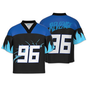 Jersey Deportivo Personalizado de Corte Cuadrado, Sublimado, 100% Poliéster, Diseño de Malla, para Fútbol Americano - Product Image 6