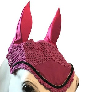 Bonnet d'oreille pour cheval de haute qualité, produit équestre le plus vendu, fabriqué à la main au Pakistan - Product Image 2