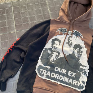 Solid Color Plus Size Hoodie Pakistan Manufacturer Men's Hoodie Hot Sale Hooded Collar Factory Outlet High Street Men's Hoodie - Product Image 3