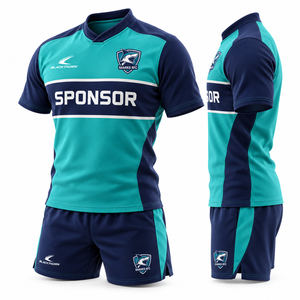 Uniformes de Rugby de Última Moda en Oferta, Conjunto de Camiseta Sublimada Transpirable para Hombre, 100% Poliéster, Ropa Deportiva Antibacteriana - Product Image 3