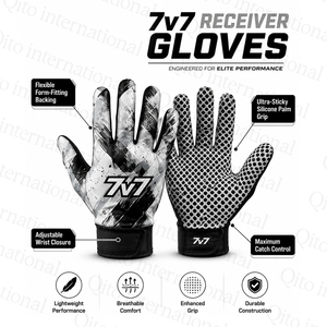 Uniformes de football haute performance 7v7, gants de football pour jeunes avec logo personnalisé et sac à dos, sweats à capuche et joggers de football avec impression par sublimation - Product Image 5