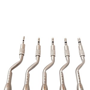 Juego Profesional de 5 Osteótomos Convexos Curvos para Levantamiento de Senos, Herramientas Quirúrgicas Dentales Ergonómicas para Expansión Precisa del Sitio Óseo - Product Image 5