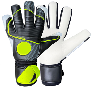 ถุงมือผู้รักษาประตูแบบปรับแต่งได้ ระบายอากาศได้ดี ถุงมือฟุตบอลลาเท็กซ์หนา 4 มม. ถุงมือฟุตบอลระดับมืออาชีพ - Product Image 1